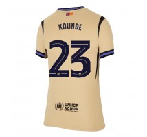 Barcelona Jules Kounde #23 Koszulka Wyjazdowa damskie 2025-26 Krótki Rękaw